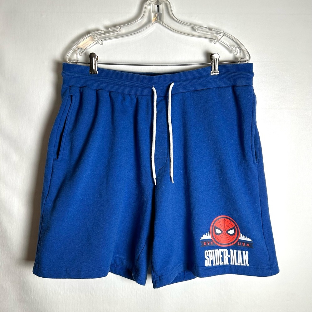 Marvel Fleece Spider-Man Shorts Men’s Large